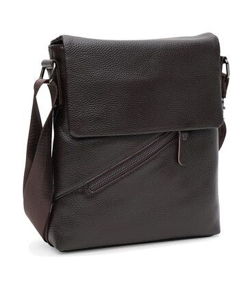 Чоловіча шкіряна сумка Keizer K17862br-brown картинка, зображення, фото