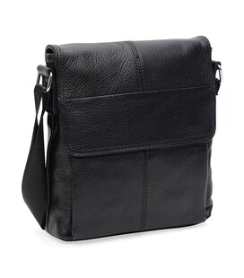 Чоловіча шкіряна сумка Keizer K13107bl-black картинка, зображення, фото