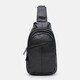Мужской кожаный рюкзак Keizer K1512bl-black фото