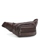 Мужская кожаная сумка на пояс Keizer K18015br-brown фото