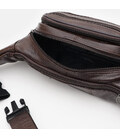 Мужская кожаная сумка на пояс Keizer K18015br-brown фото, картинка, изображение