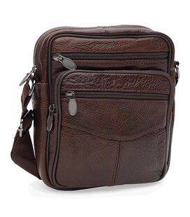 Мужская кожаная сумка Keizer K19970br-brown фото, картинка, изображение