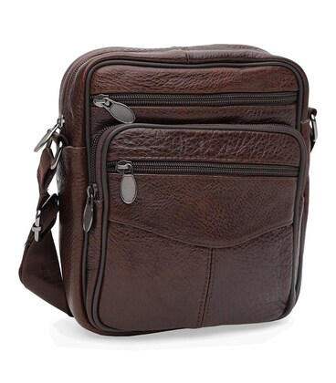 Мужская кожаная сумка Keizer K19970br-brown фото, картинка, изображение