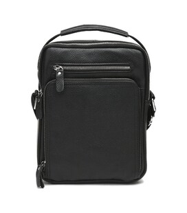 Чоловіча шкіряна сумка Keizer K15608a-black картинка, зображення, фото