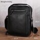 Мужская кожаная сумка Keizer K15608a-black фото