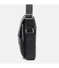 Мужская кожаная сумка Borsa Leather k19747-black фото, картинка, изображение