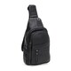 Чоловічий шкіряний рюкзак через плече Borsa Leather k1338-black картинка, зображення, фото