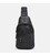 Чоловічий шкіряний рюкзак через плече Borsa Leather k1338-black картинка, зображення, фото