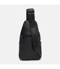 Чоловічий шкіряний рюкзак через плече Borsa Leather k1338-black картинка, зображення, фото