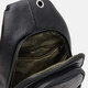 Чоловічий шкіряний рюкзак через плече Borsa Leather k1338-black картинка, зображення, фото