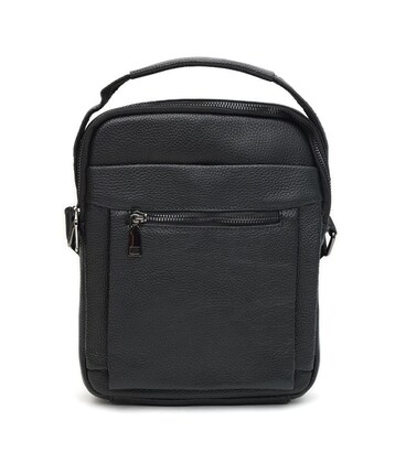 Мужская кожаная сумка Borsa Leather k1885-black фото, картинка, изображение