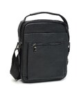 Мужская кожаная сумка Borsa Leather k1885-black фото, картинка, изображение