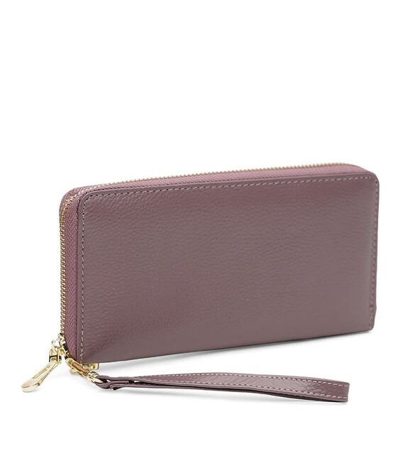 Женский кожаный кошелек Borsa Leather k12707v-violet фото, картинка, изображение