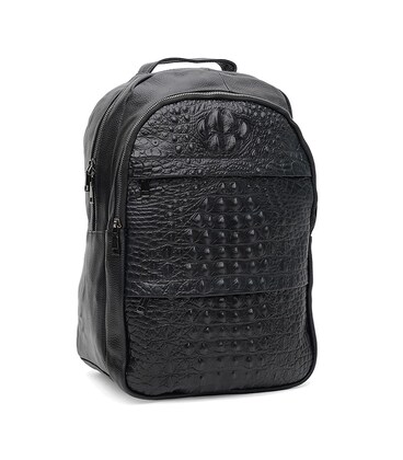 Мужской кожаный рюкзак Borsa Leather k1333-black фото, картинка, изображение