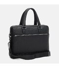 Мужская кожаная сумка Borsa Leather K16613-1-black фото, картинка, изображение