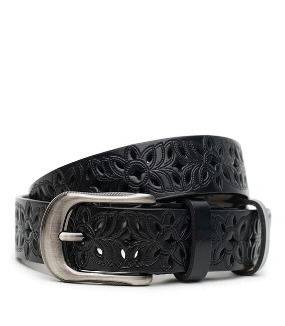 Жіночий шкіряний ремінь CV1ZK-094-black картинка, зображення, фото