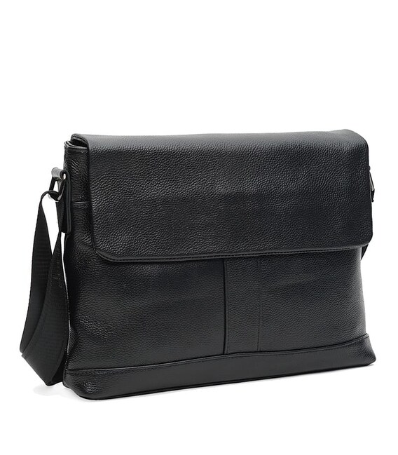 Мужская кожаная сумка Keizer K11859bl-black фото, картинка, изображение