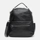 Женский кожаный рюкзак Keizer K12108bl-black фото
