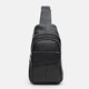 Мужской кожаный рюкзак Keizer K13316bl-black фото