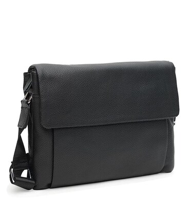 Мужская кожаная сумка Keizer K18858bl-black фото, картинка, изображение