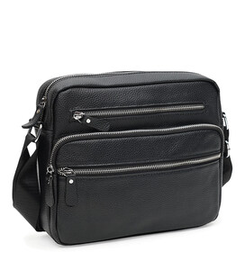 Мужская кожаная сумка Keizer K19988bl-black фото, картинка, изображение