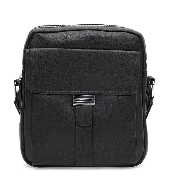 Чоловіча шкіряна сумка Ricco Grande K12043bl-black картинка, зображення, фото