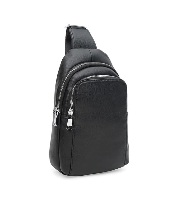 Чоловічий шкіряний рюкзак Ricco Grande K16003-black картинка, зображення, фото