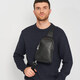 Мужской кожаный рюкзак Ricco Grande K16003-black фото