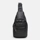 Мужской кожаный рюкзак Keizer K1086bl-black фото