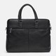Мужская кожаная сумка Ricco Grande K117610-black фото