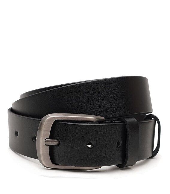 Мужской кожаный ремень Borsa Leather V1125FX01-black фото, картинка, изображение