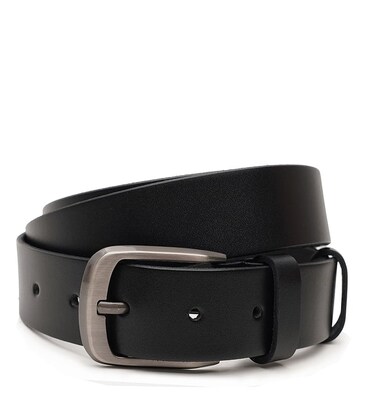 Мужской кожаный ремень Borsa Leather V1125FX01-black фото, картинка, изображение