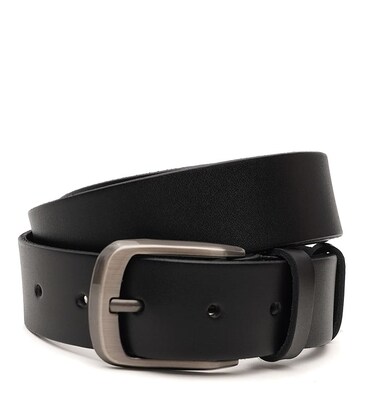 Чоловічий шкіряний ремінь Borsa Leather V1115FX01-black картинка, зображення, фото