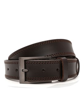 Мужской кожаный ремень Borsa Leather V1125FX12-brown фото, картинка, изображение