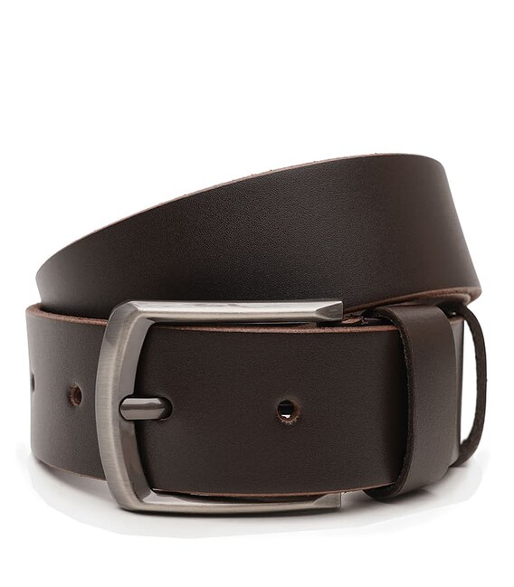 Чоловічий шкіряний ремінь Borsa Leather V1115FX21-brown картинка, зображення, фото