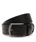 Чоловічий шкіряний ремінь Borsa Leather V1125FX19-black картинка, зображення, фото