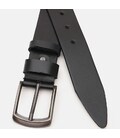 Чоловічий шкіряний ремінь Borsa Leather V1125FX19-black картинка, зображення, фото