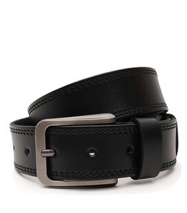 Мужской кожаный ремень Borsa Leather V1125FX16-black фото, картинка, изображение