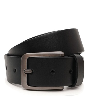 Мужской кожаный ремень Borsa Leather V1115FX15-black фото, картинка, изображение