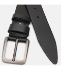 Чоловічий шкіряний ремінь Borsa Leather V1115FX15-black картинка, зображення, фото