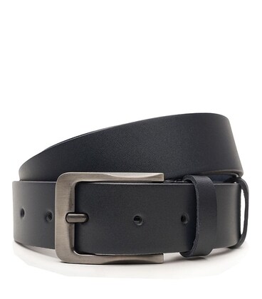 Мужской кожаный ремень Borsa Leather V1125FX38-navy фото, картинка, изображение