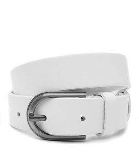 Жіночий шкіряний ремінь Borsa Leather V1FX33-white картинка, зображення, фото