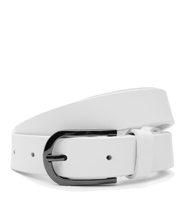 Женский кожаный ремень Borsa Leather V1FX32-white фото, картинка, изображение