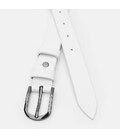 Женский кожаный ремень Borsa Leather V1FX32-white фото, картинка, изображение
