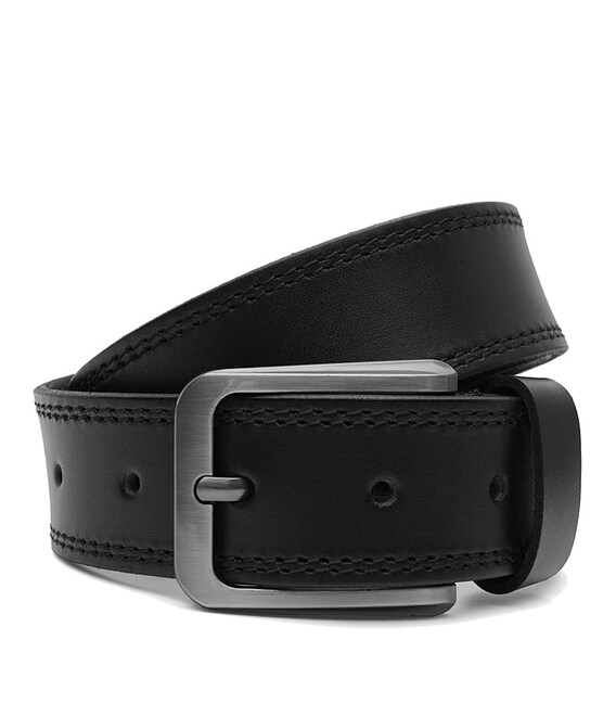 Мужской кожаный ремень Borsa Leather V1FX29-black фото, картинка, изображение