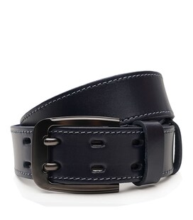 Чоловічий шкіряний ремінь Borsa Leather V1125FX26-navy картинка, зображення, фото