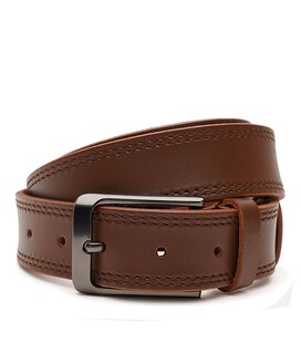 Чоловічий шкіряний ремінь Borsa Leather V1115FX47-brown картинка, зображення, фото