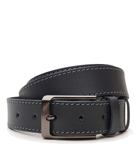 Чоловічий шкіряний ремінь Borsa Leather V1125FX45-navy картинка, зображення, фото