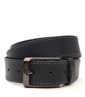 Чоловічий шкіряний ремінь Borsa Leather V1115FX45-navy картинка, зображення, фото