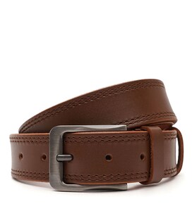 Чоловічий шкіряний ремінь Borsa Leather V1115FX41-brown картинка, зображення, фото